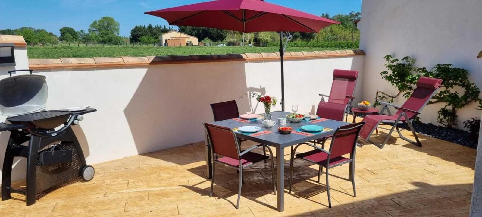 Gites La Catalane Theza Zimmer foto
